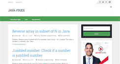 Desktop Screenshot of java-fries.com